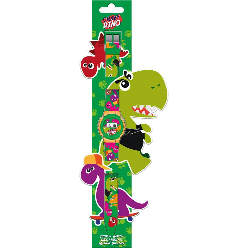 Crazy Dino zegarek cyfrowy zdjęcie produktu