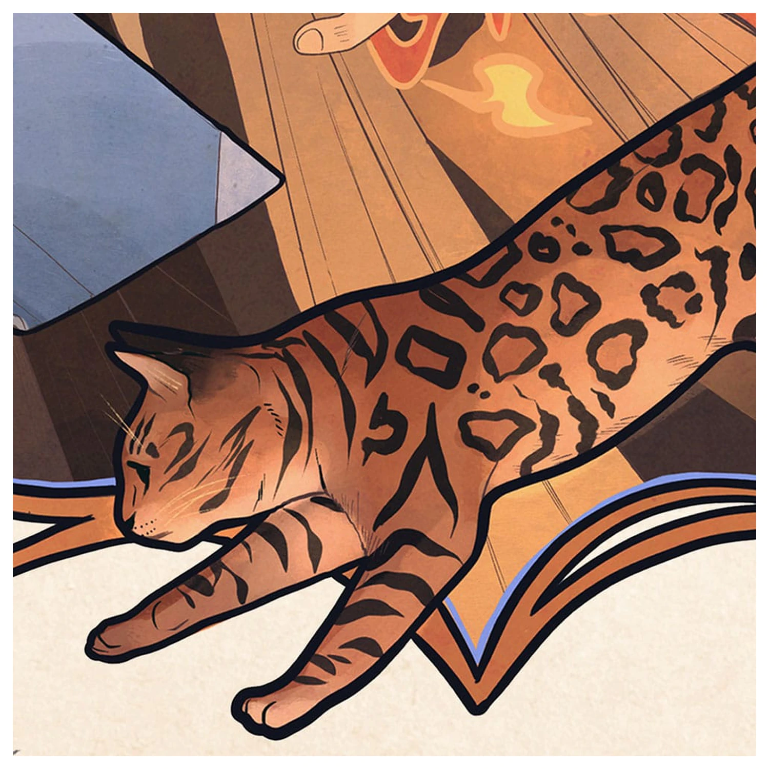 Critical Role Art Print Liam O'Brien: Ilustracje art nouveau z okazji 10. rocznicy 46 x 28 cm - bez ramki zdjęcie produktu