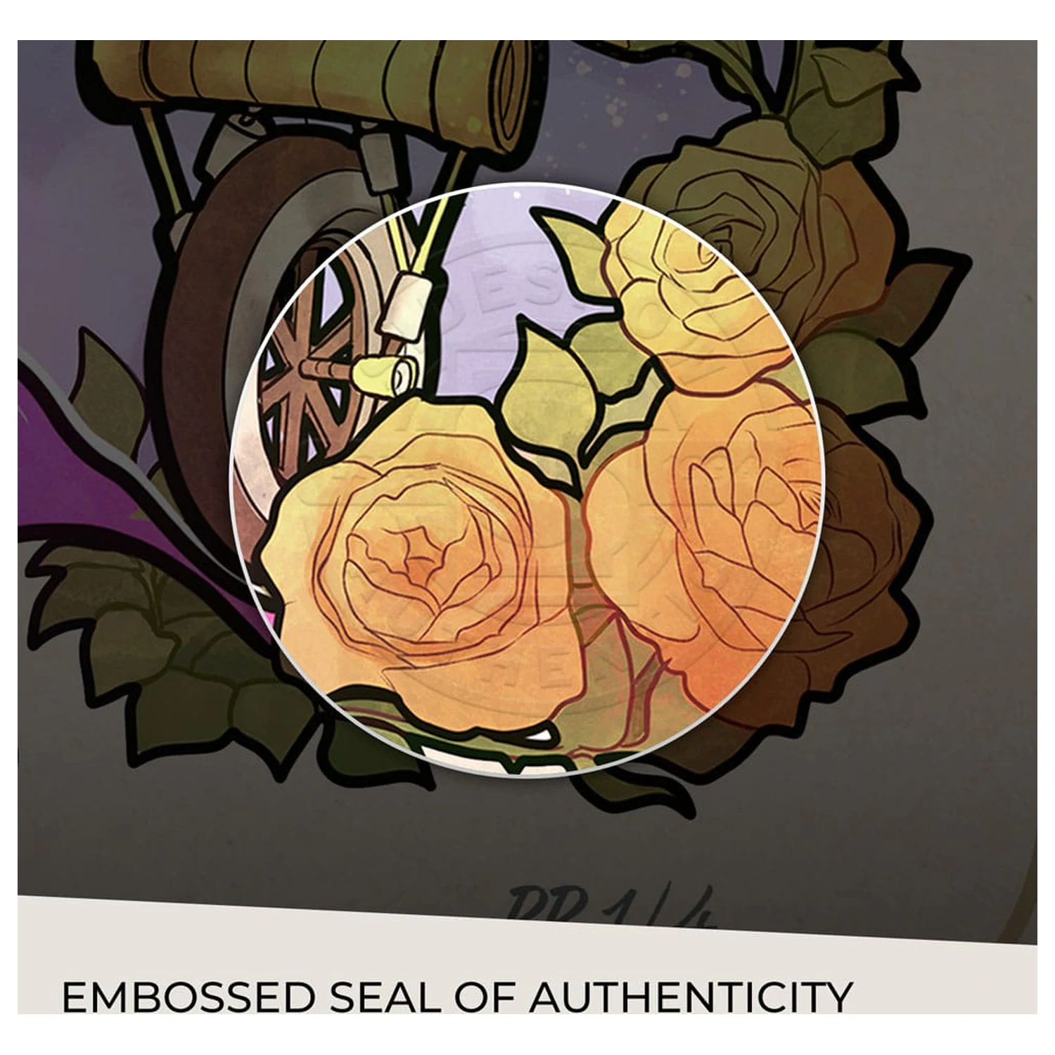 Critical Role Art Print Sam Riegel: 10th Anniversary Art Nouveau Illustrations 46 x 28 cm - bez ramki zdjęcie produktu