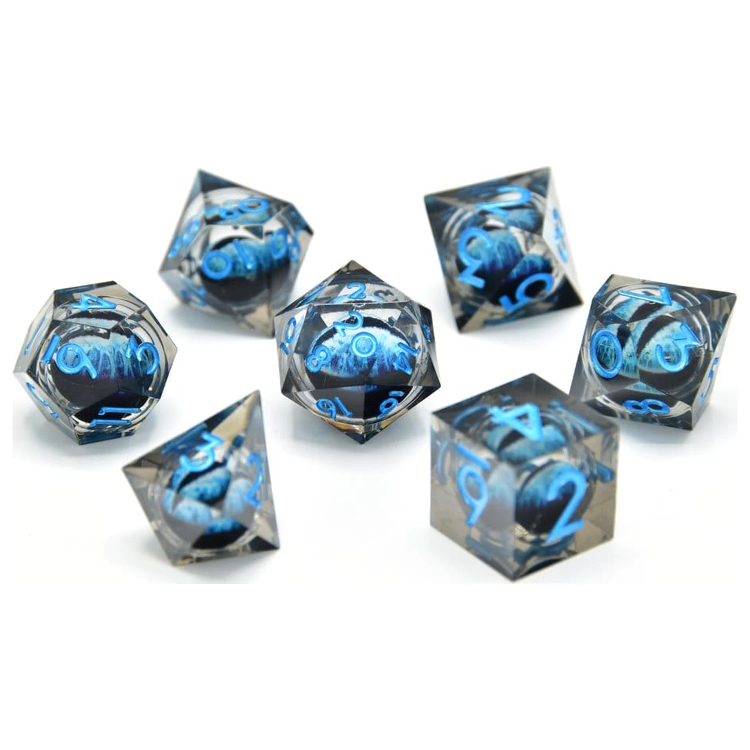 CritStones Dice Set Water Dragon's Gaze Floating Eye zdjęcie produktu