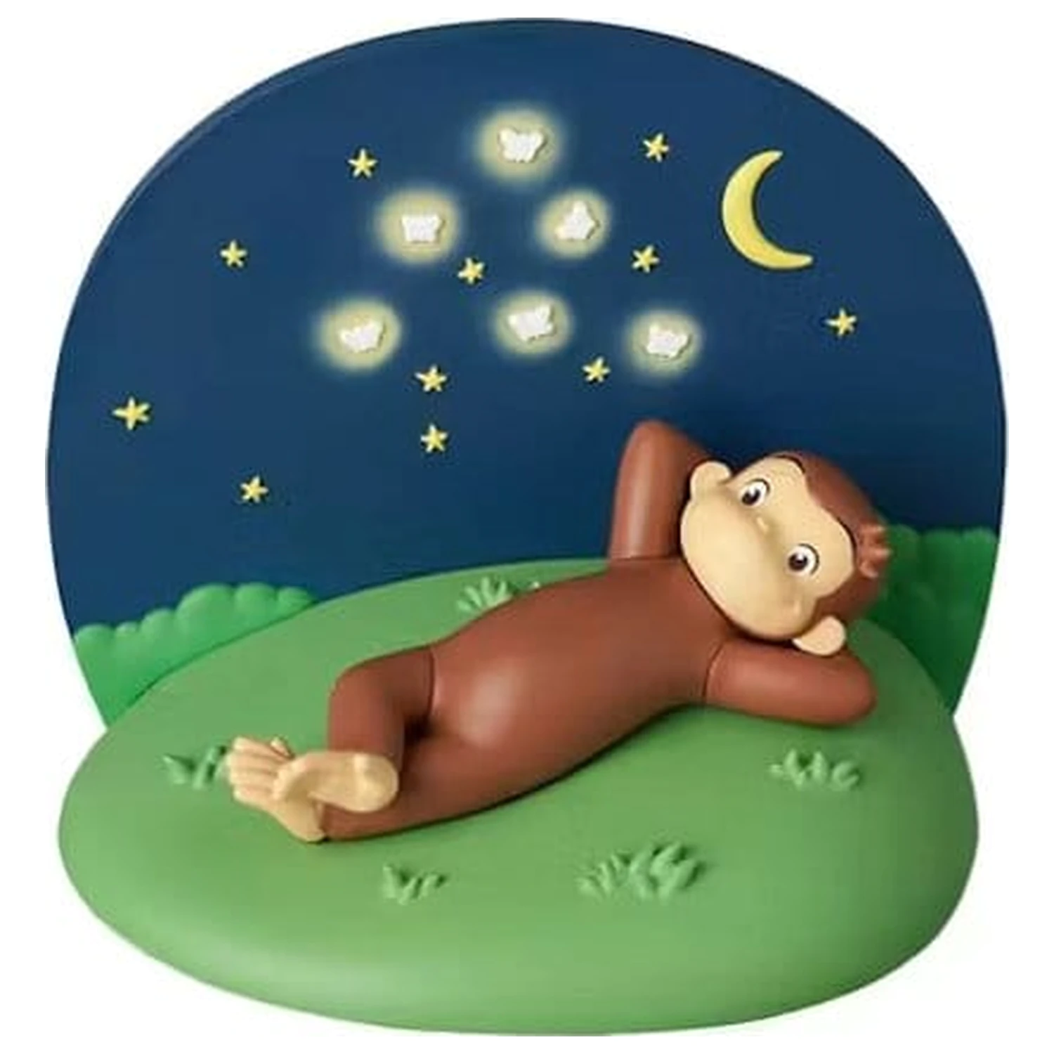 Curious George UDF Mini figurka leżąca rozłożona 6 cm zdjęcie produktu