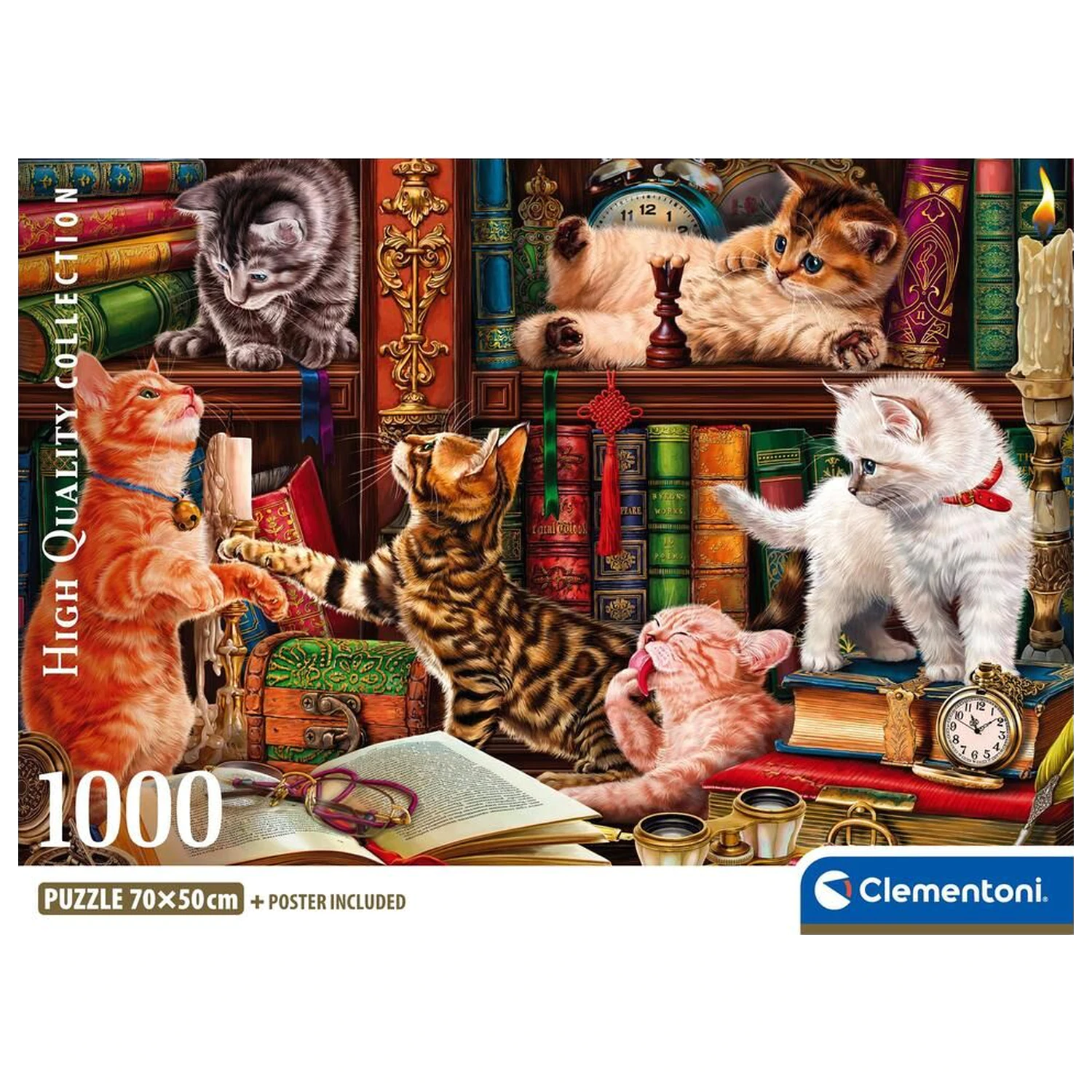 Curious Whiskers puzzle 1000 sztuk zdjęcie produktu