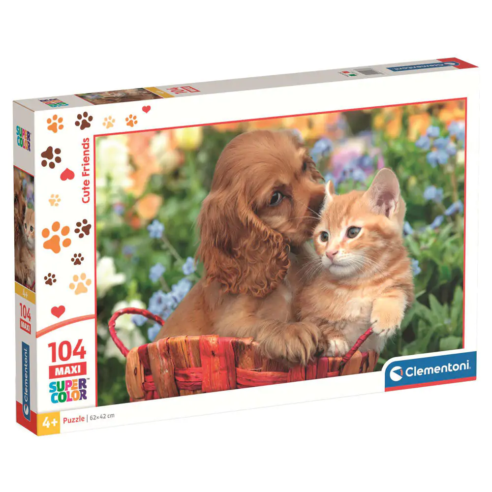 Urocze Przyjaciele maxi puzzle 104 elementy zdjęcie produktu