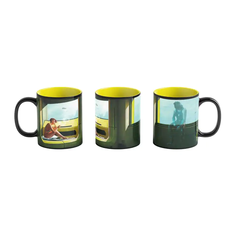 Cyberpunk 2077 Game Art Chronicles Mug Grafika Inspirowana Edwardem Hopperem 450 ml zdjęcie produktu