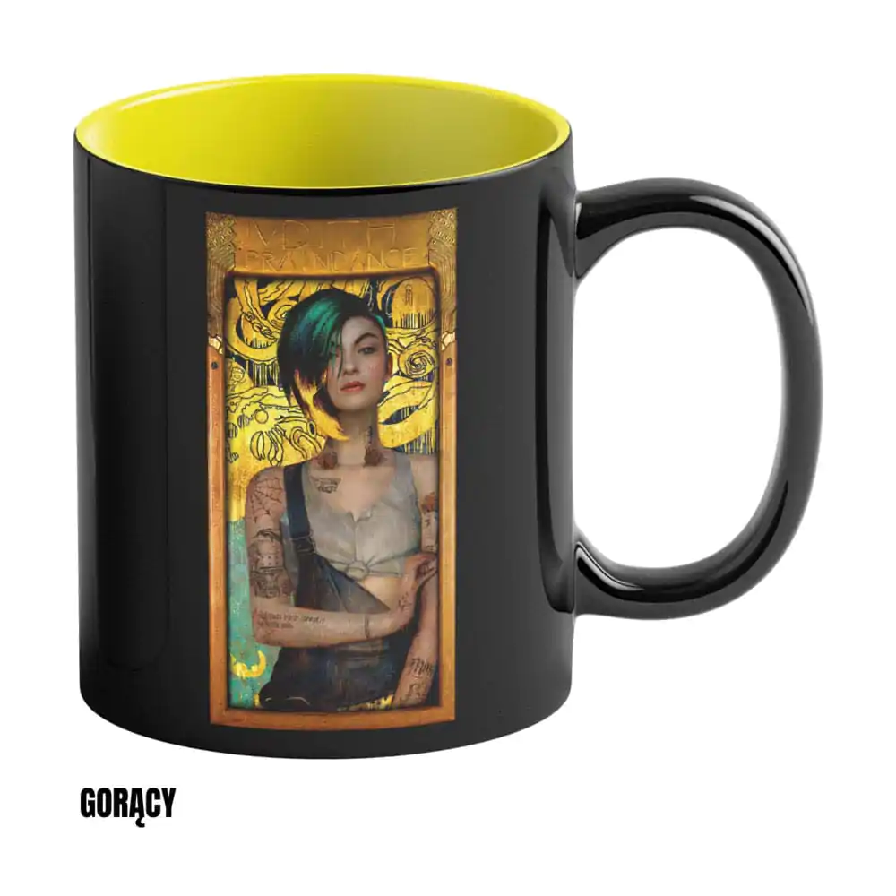 Cyberpunk 2077 Game Art Chronicles Kubek Termiczny Judy inspirowany twórczością Gustava Klimta 450 ml zdjęcie produktu