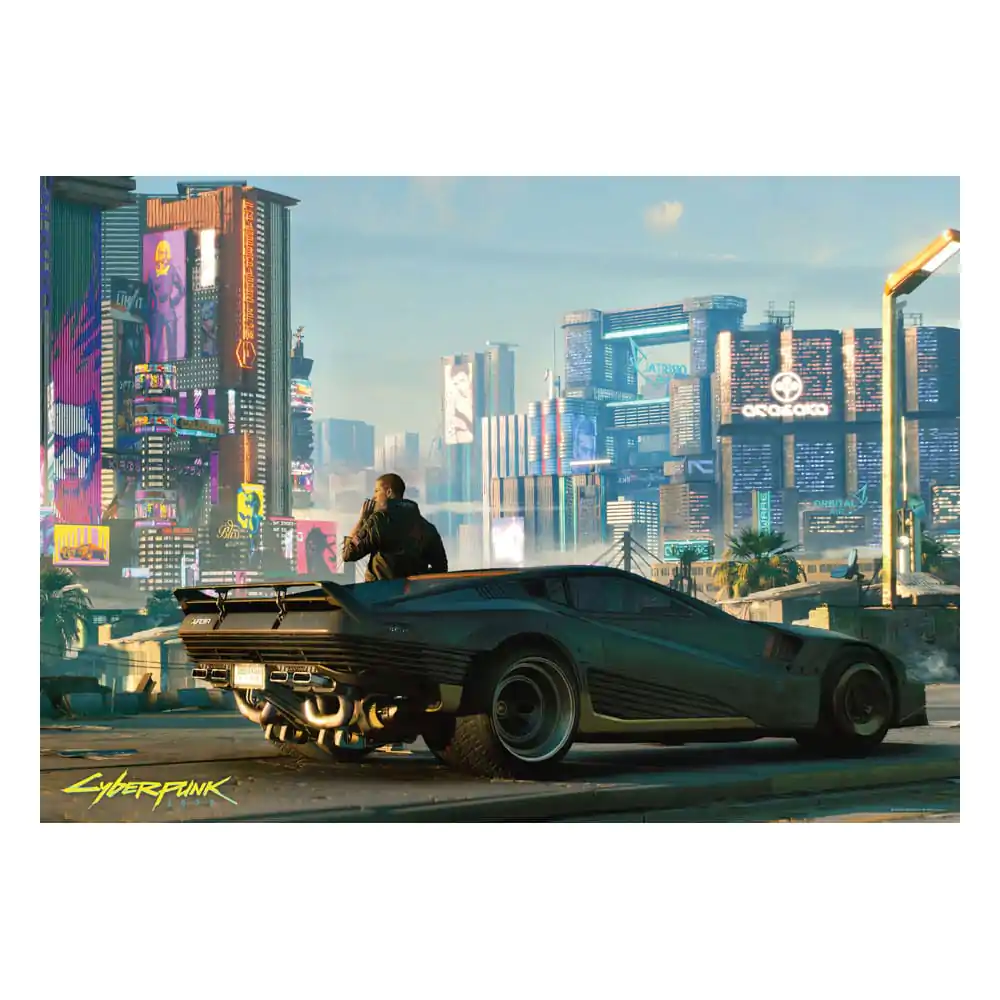 Puzzle dla graczy Cyberpunk 2077 Mercenary on the Rise (1000 elementów) zdjęcie produktu