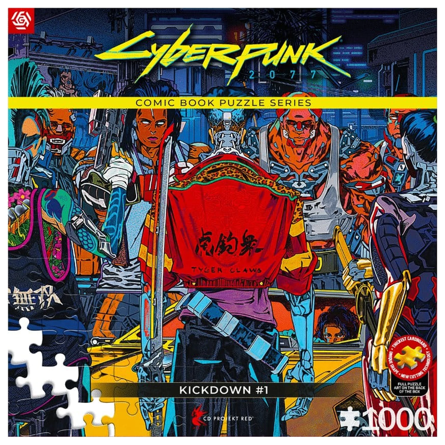 Cyberpunk 2077 Puzzle Kickdown (1000 elementów) zdjęcie produktu