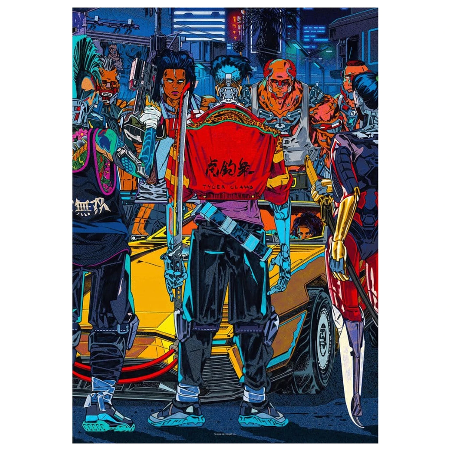 Cyberpunk 2077 Puzzle Kickdown (1000 elementów) zdjęcie produktu