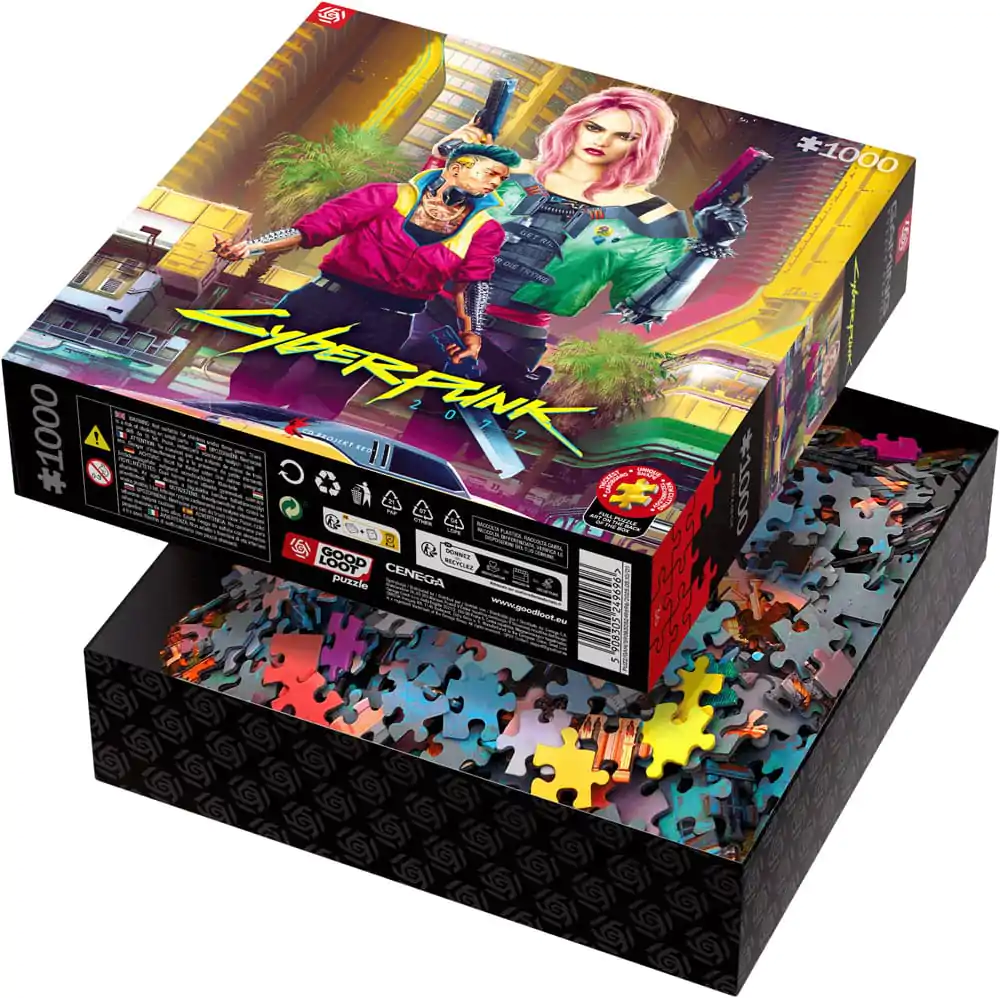 Cyberpunk 2077 Puzzle Styl Kitsch (1000 elementów) zdjęcie produktu