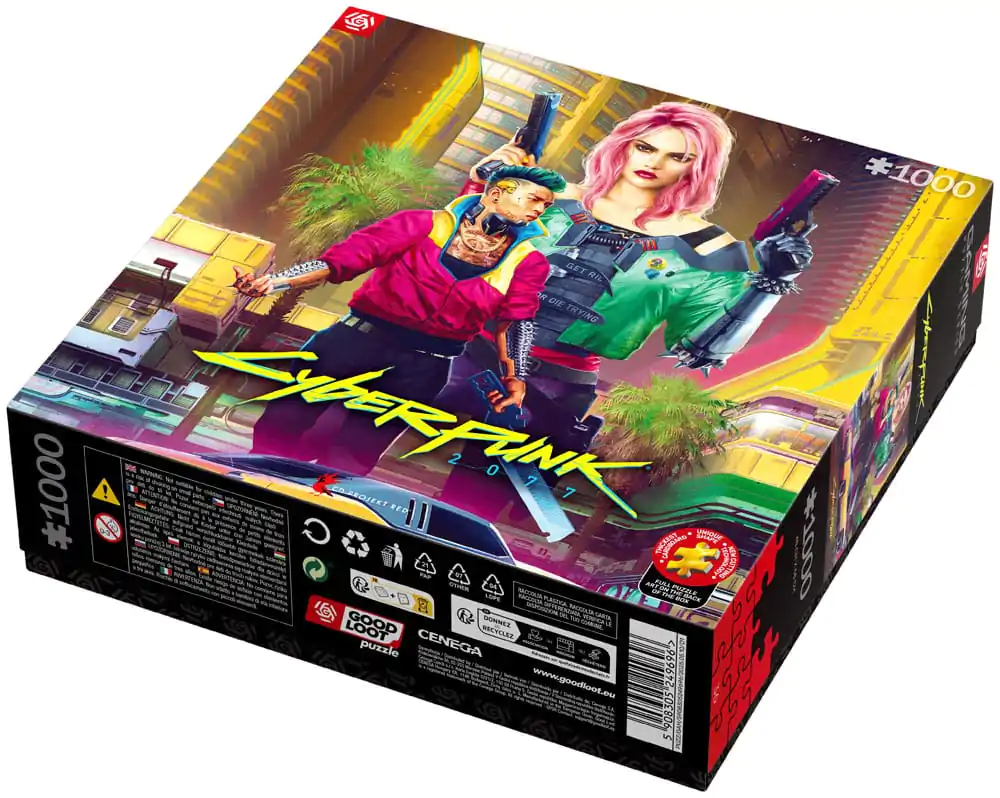 Cyberpunk 2077 Puzzle Styl Kitsch (1000 elementów) zdjęcie produktu