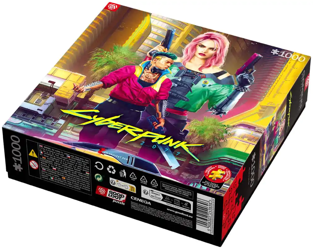 Cyberpunk 2077 Puzzle Styl Kitsch (1000 elementów) zdjęcie produktu