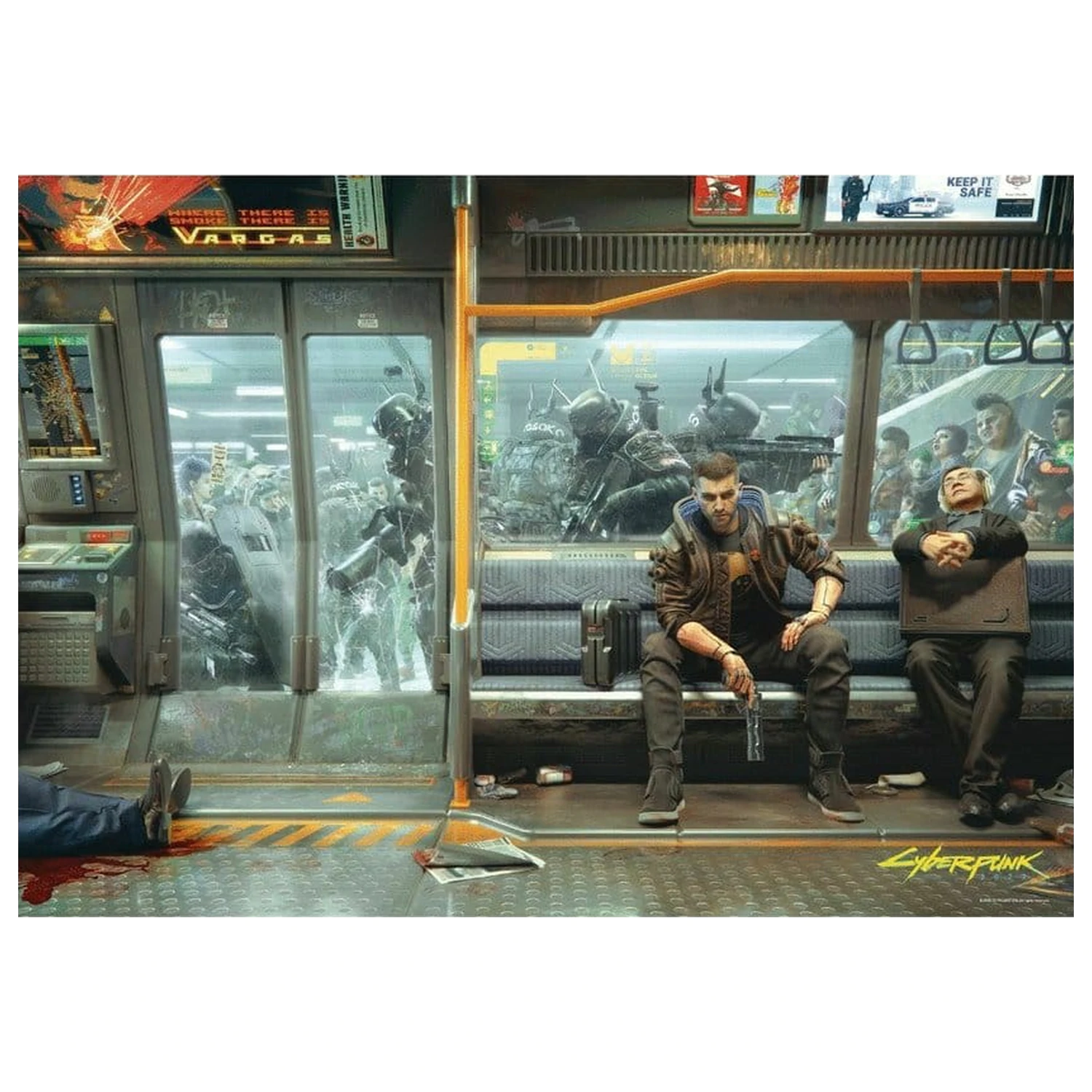 Cyberpunk 2077 Puzzle Metro (1000 elementów) zdjęcie produktu