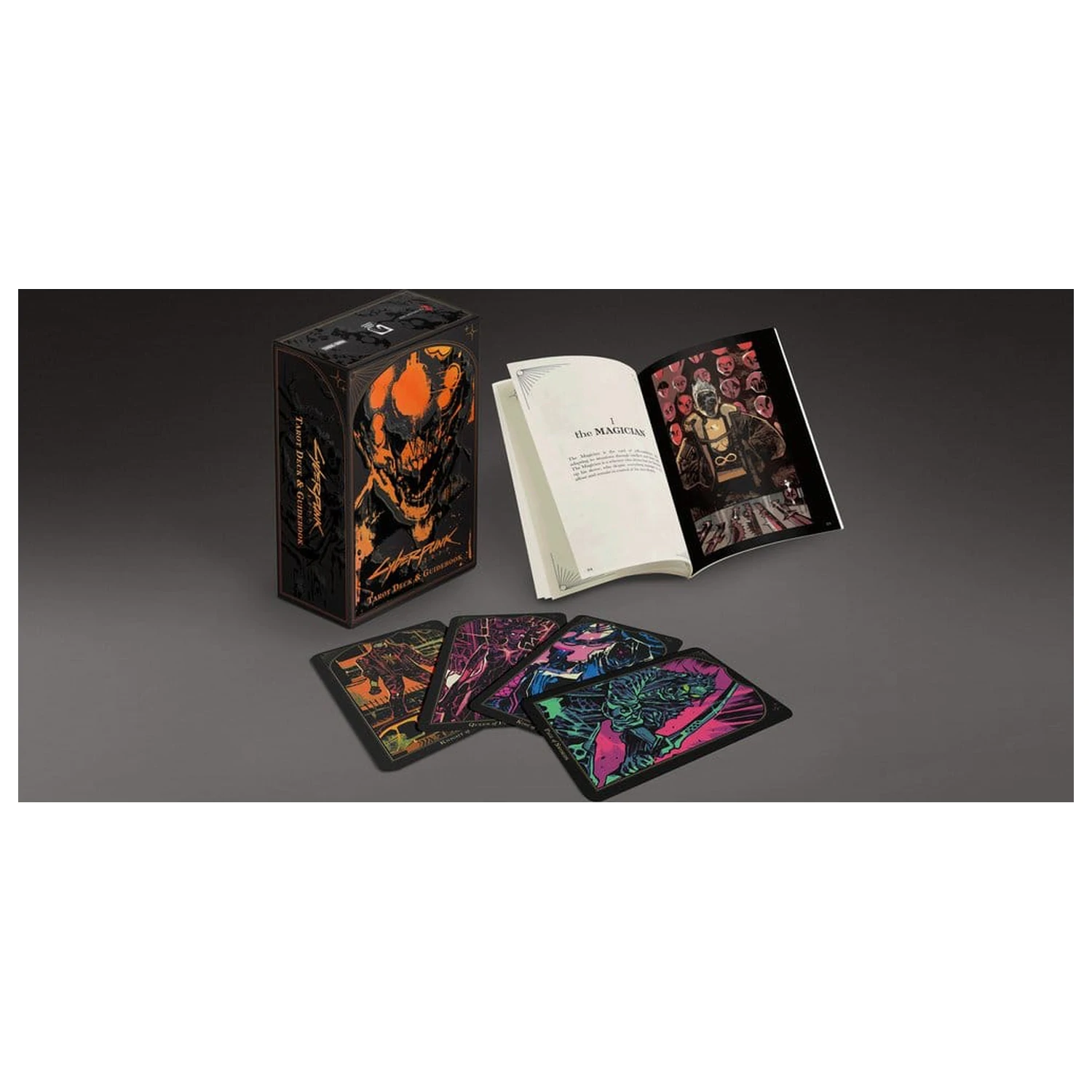 Cyberpunk 2077: Playing Cards Tarot Deck & Guidebook (Talia Kart Tarota i Przewodnik) zdjęcie produktu