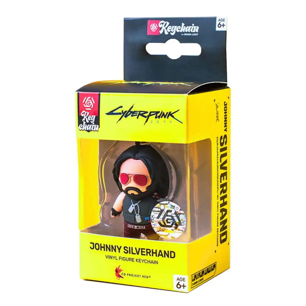 Cyberpunk 2077 Vinyl Keychain Johnny Silverhand - brelok winylowy zdjęcie produktu