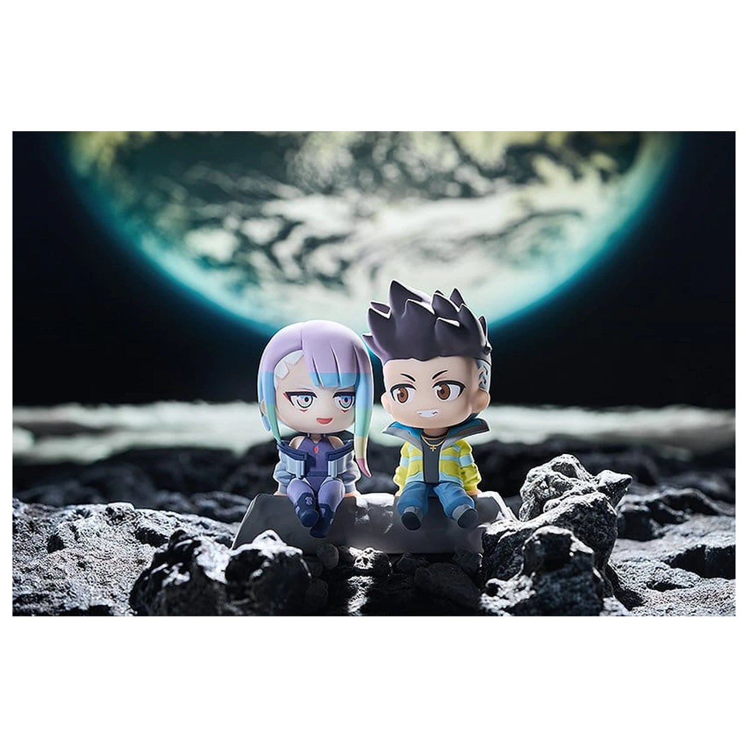 Cyberpunk: Edgerunners Qset+ Figurki z PVC 2-Pak David & Lucy 8 cm zdjęcie produktu