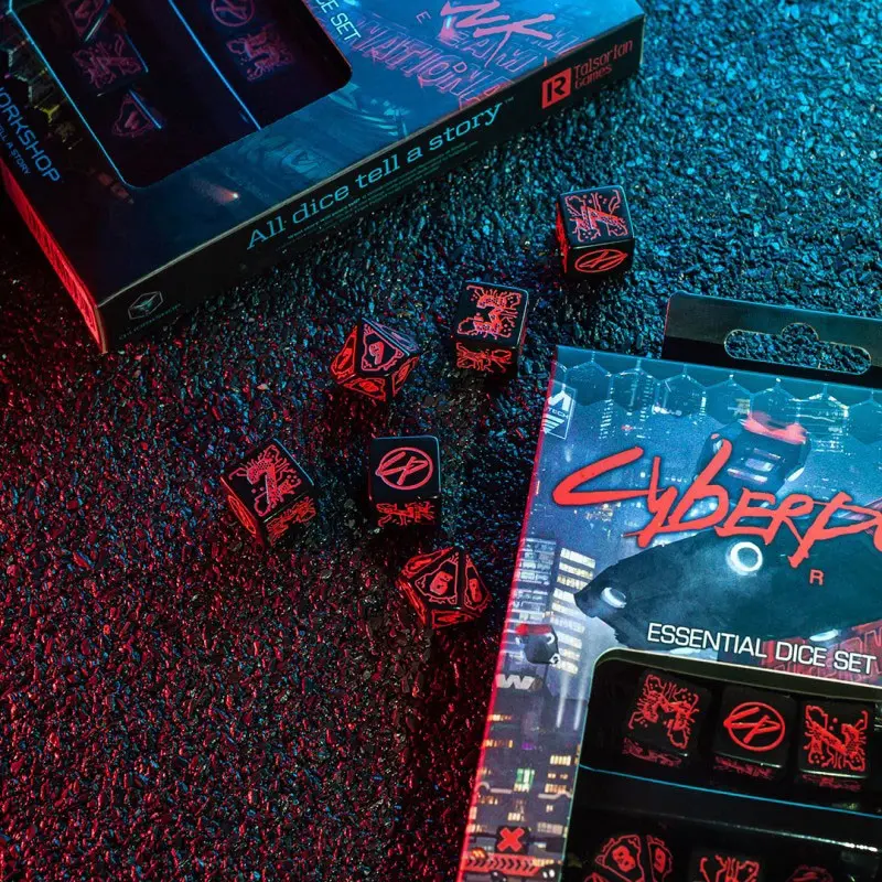 Cyberpunk Edition Zestaw Kości Night City Essential (6) zdjęcie produktu