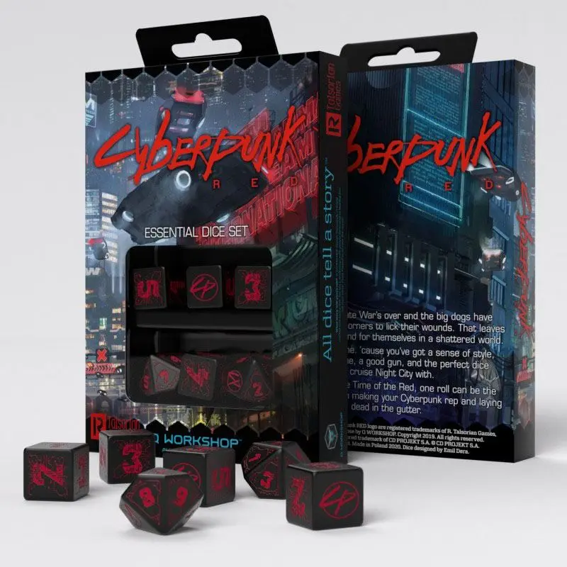 Cyberpunk Edition Zestaw Kości Night City Essential (6) zdjęcie produktu