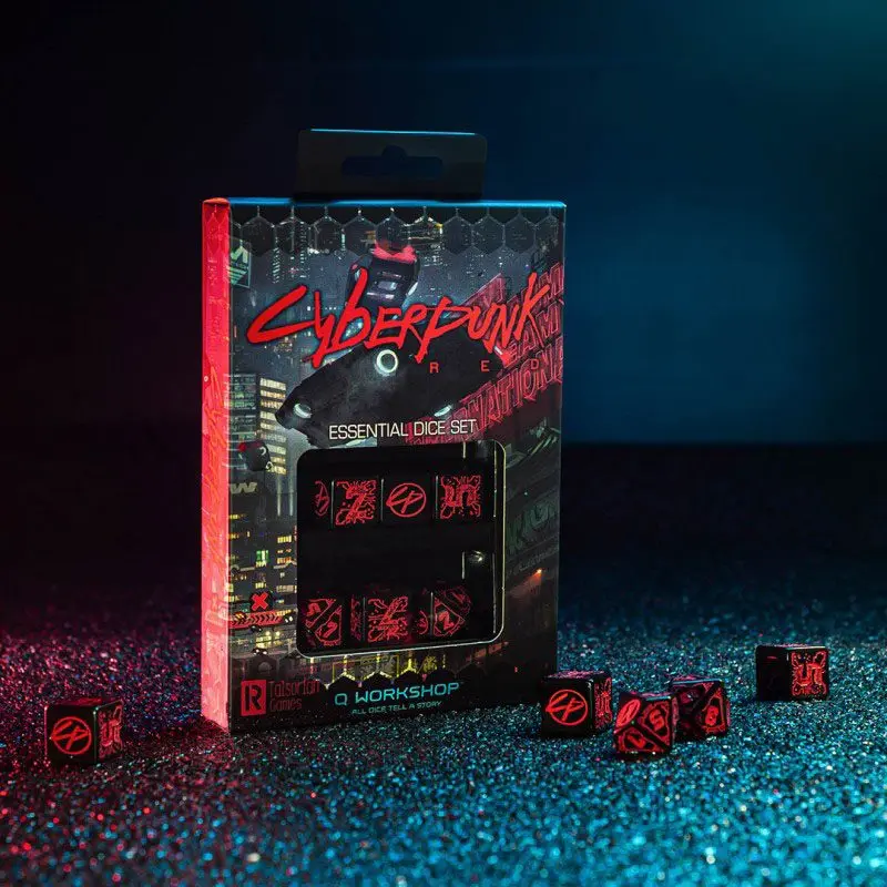 Cyberpunk Edition Zestaw Kości Night City Essential (6) zdjęcie produktu