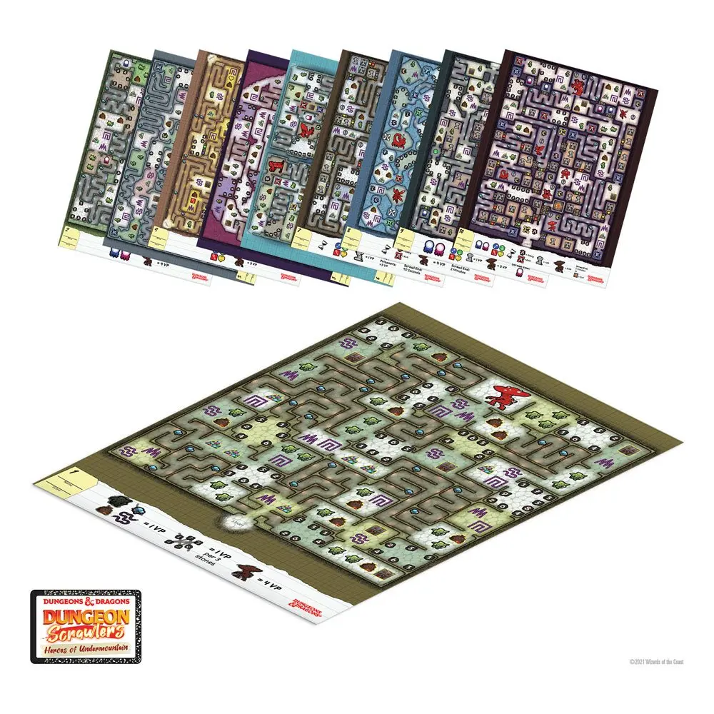 D&amp;D Dungeon Scrawlers: Heroes of Undermountain Gra Planszowa *English Version* zdjęcie produktu