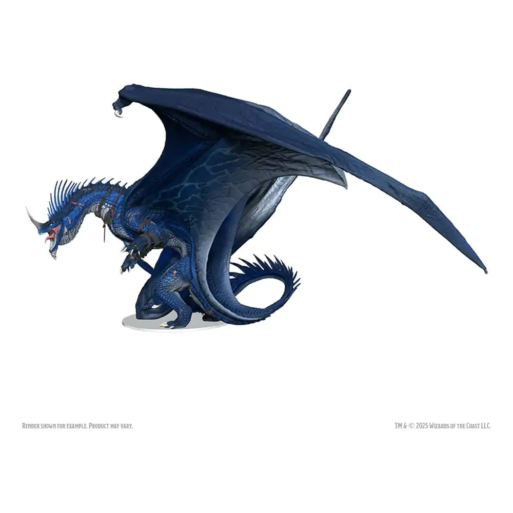 D&D Icons of the Realms Pudełkowe wstępnie pomalowane figurki Prastary Niebieski Smok 20 cm zdjęcie produktu