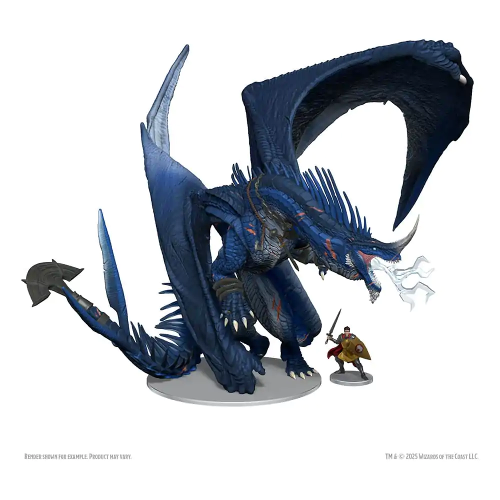 D&D Icons of the Realms Pudełkowe wstępnie pomalowane figurki Prastary Niebieski Smok 20 cm zdjęcie produktu