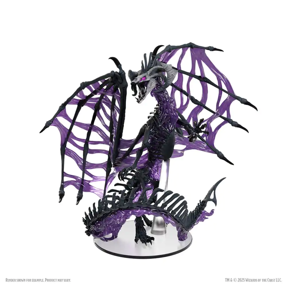 D&D Icons of the Realms Boxed prepainted Miniatures Czarny Dracolich 30 cm zdjęcie produktu