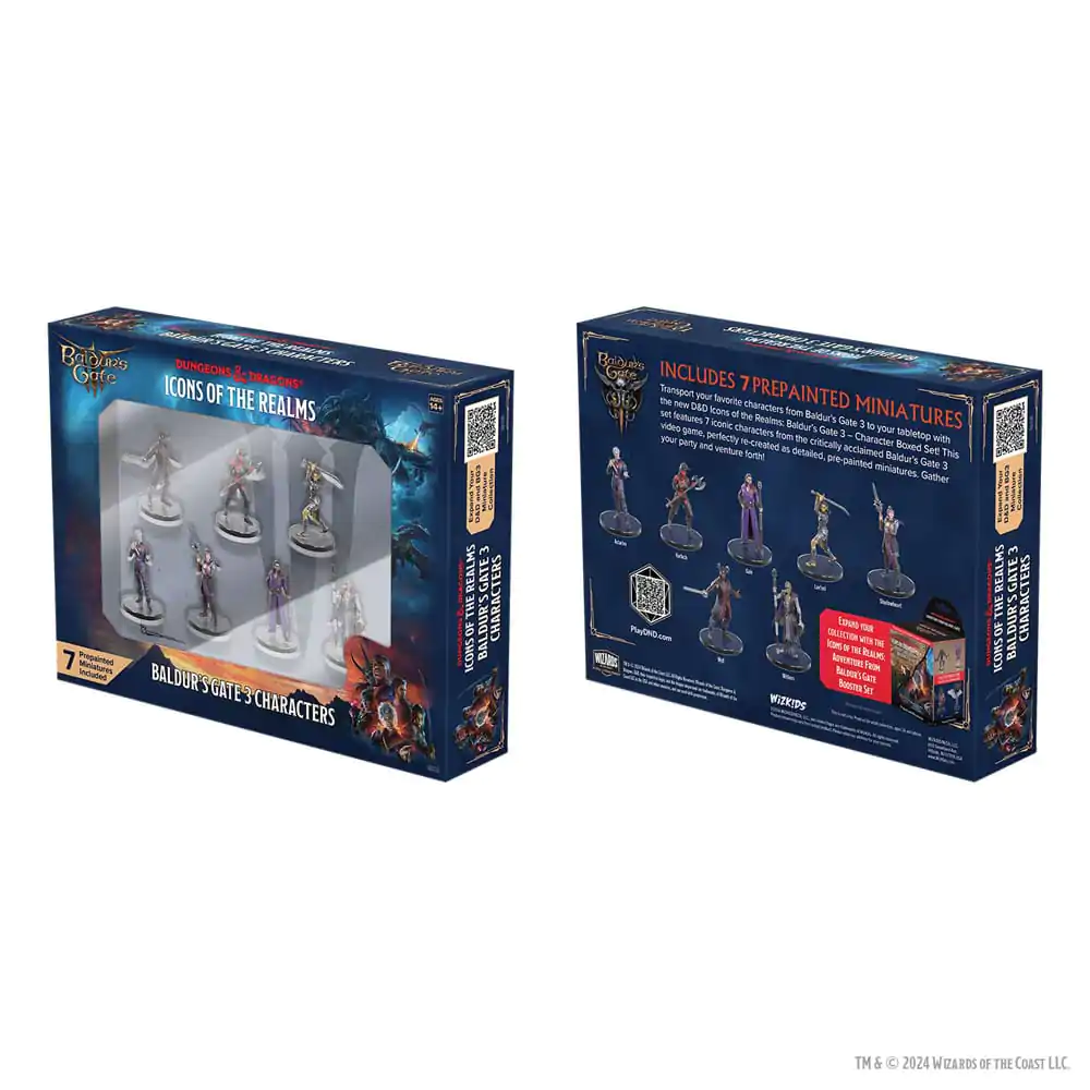 D&D Ikony Sfery wstępnie pomalowane Miniatury Planescape: Baldur's Gate 3 - Zestaw pudełkowy postaci zdjęcie produktu