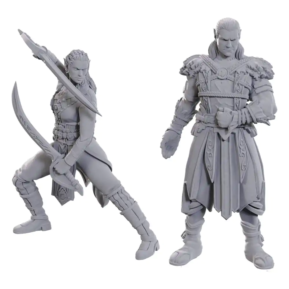 D&D Nolzur's Marvelous Miniatures Niemalowana Miniatura Jaheira & Halsin zdjęcie produktu