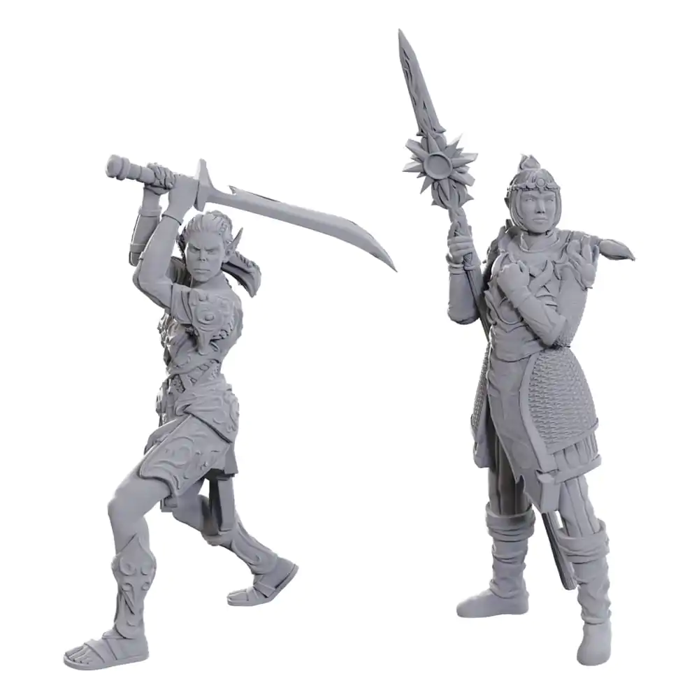 D&D Nolzur's Marvelous Miniatures Niepomalowana Miniatura Lae'zel & Shadowheart zdjęcie produktu