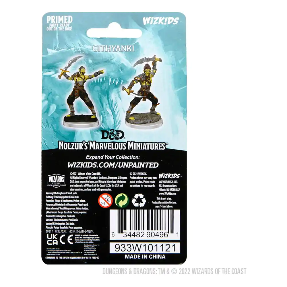 D&D Nolzur's Marvelous Miniatures Niepomalowane Miniatury 2-Paki Githyanki zdjęcie produktu