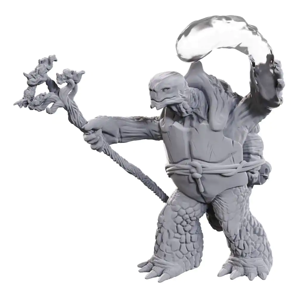 D&D Nolzur's Marvelous Miniatures Niepomalowane Miniaturki Tortle Druid & Wild Shape Gigantyczna Jaszczurka zdjęcie produktu