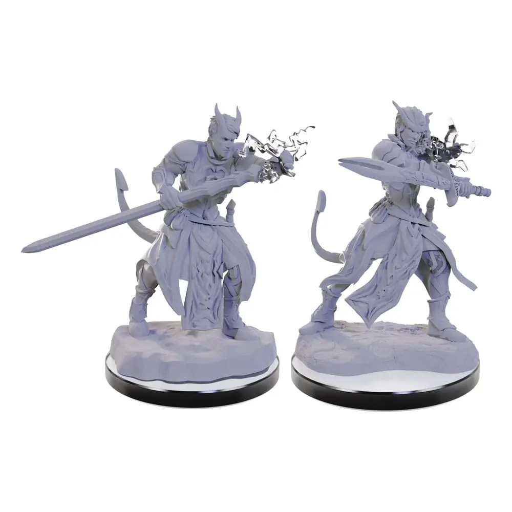 D&D Nolzur's Marvelous Miniatures figurki Niemalowane Tiefling Warlocks zdjęcie produktu