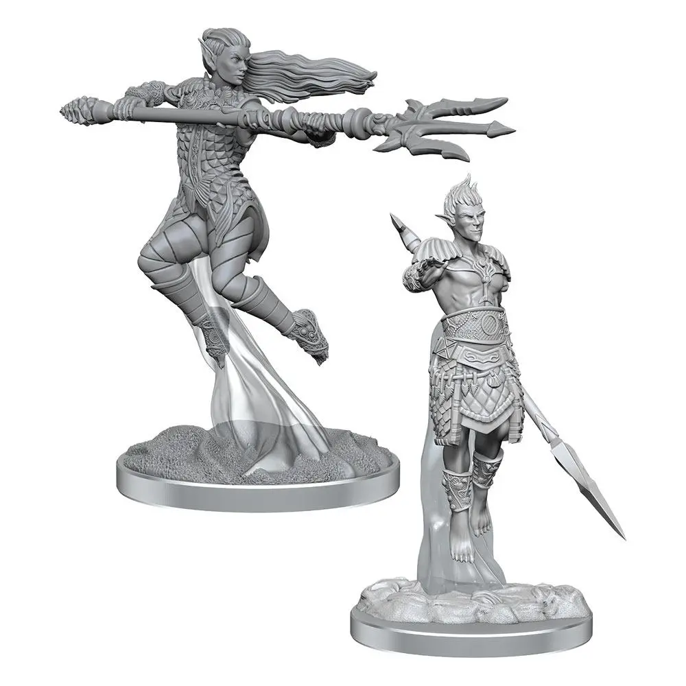 D&D Nolzur's Marvelous Miniatures Niepomalowane Miniaturki 2-Pack Elfów Morskich Wojowników zdjęcie produktu