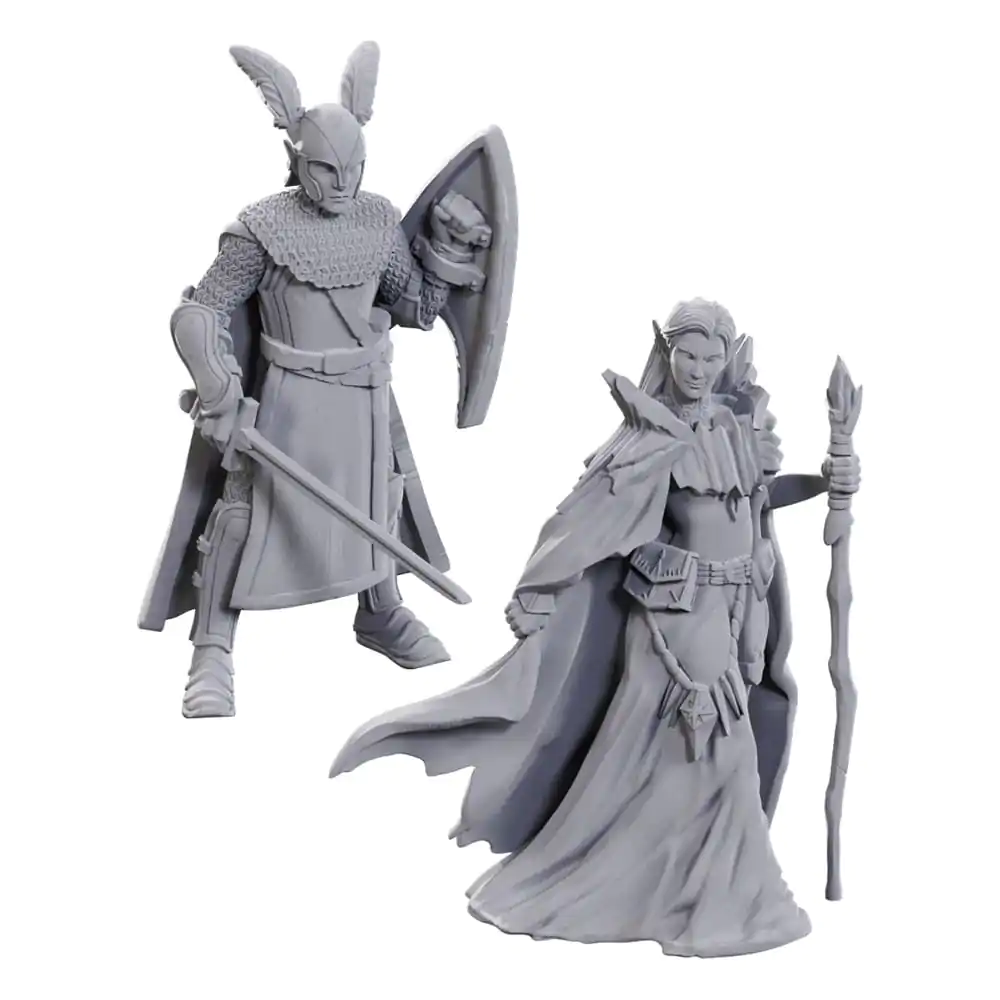 D&D Nolzur's Marvelous Miniatures Niepomalowane Miniaturki 2-Pack 50th Anniversary Elves zdjęcie produktu