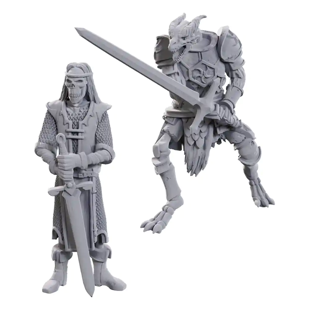 D&D Nolzur's Marvelous Miniatures Niemalowane Miniaturki 2-Pack 50th Anniversary Skeleton Knights zdjęcie produktu