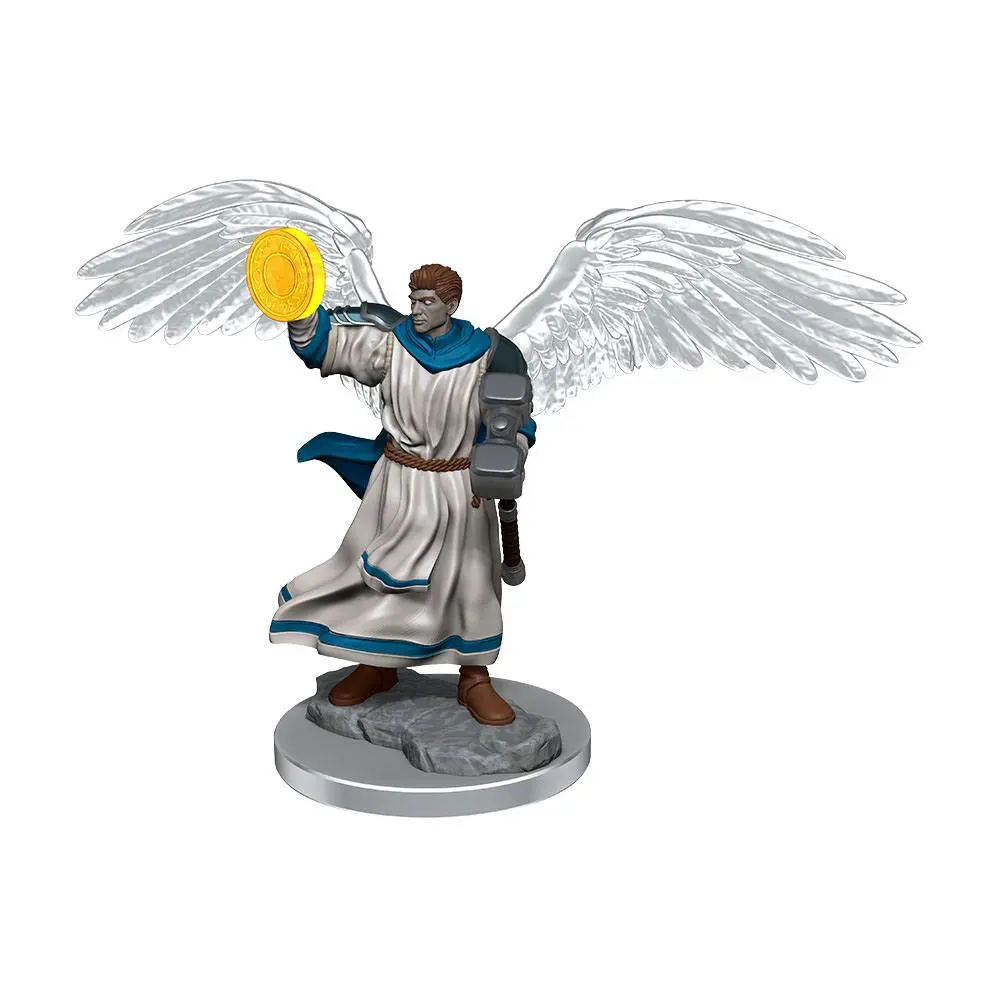 D&D Nolzur's Marvelous Miniatures Niepomalowane Miniaturki 2-Pack Aasimar Kleryk Mężczyzna zdjęcie produktu
