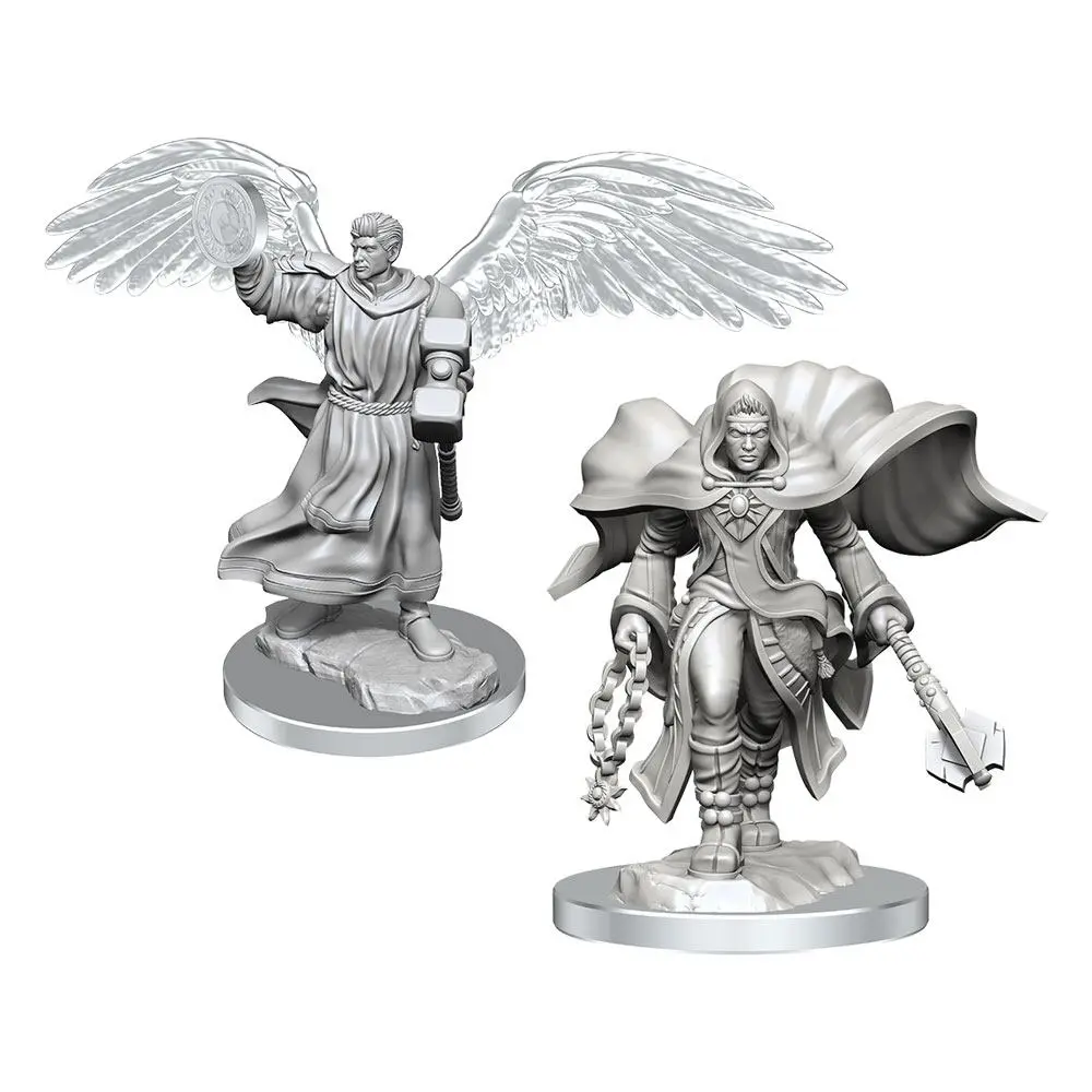 D&D Nolzur's Marvelous Miniatures Niepomalowane Miniaturki 2-Pack Aasimar Kleryk Mężczyzna zdjęcie produktu