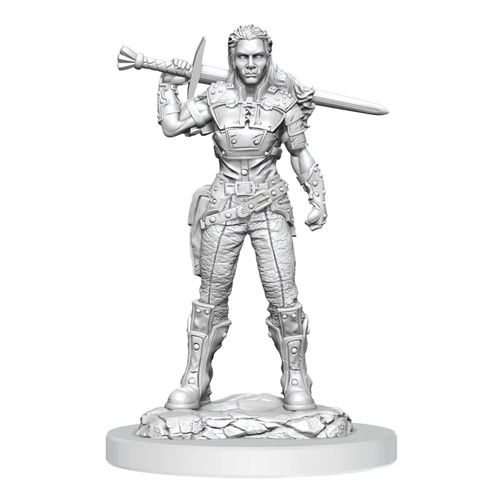 D&D Nolzur's Marvelous Miniatures Niepomalowane Miniaturki 2-Pak Orc Fighter Female zdjęcie produktu