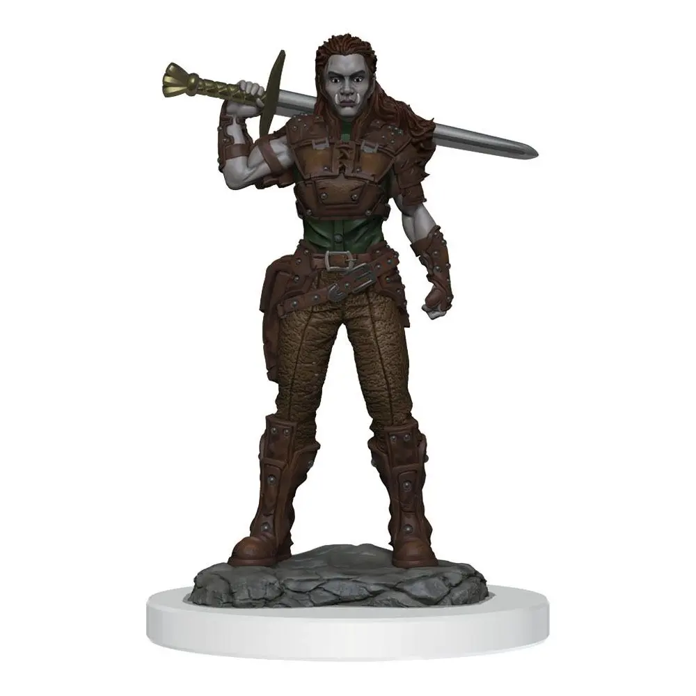 D&D Nolzur's Marvelous Miniatures Niepomalowane Miniaturki 2-Pak Orc Fighter Female zdjęcie produktu
