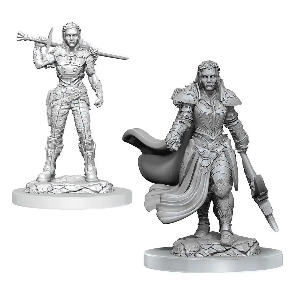 D&D Nolzur's Marvelous Miniatures Niepomalowane Miniaturki 2-Pak Orc Fighter Female zdjęcie produktu