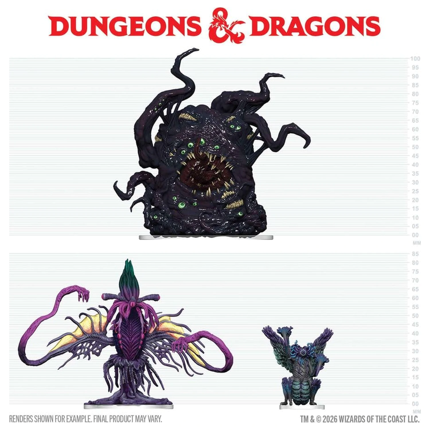D&D Icons of the Realms Boxed pomalowane figurki Eldritch Enemies of Ravenloft zdjęcie produktu