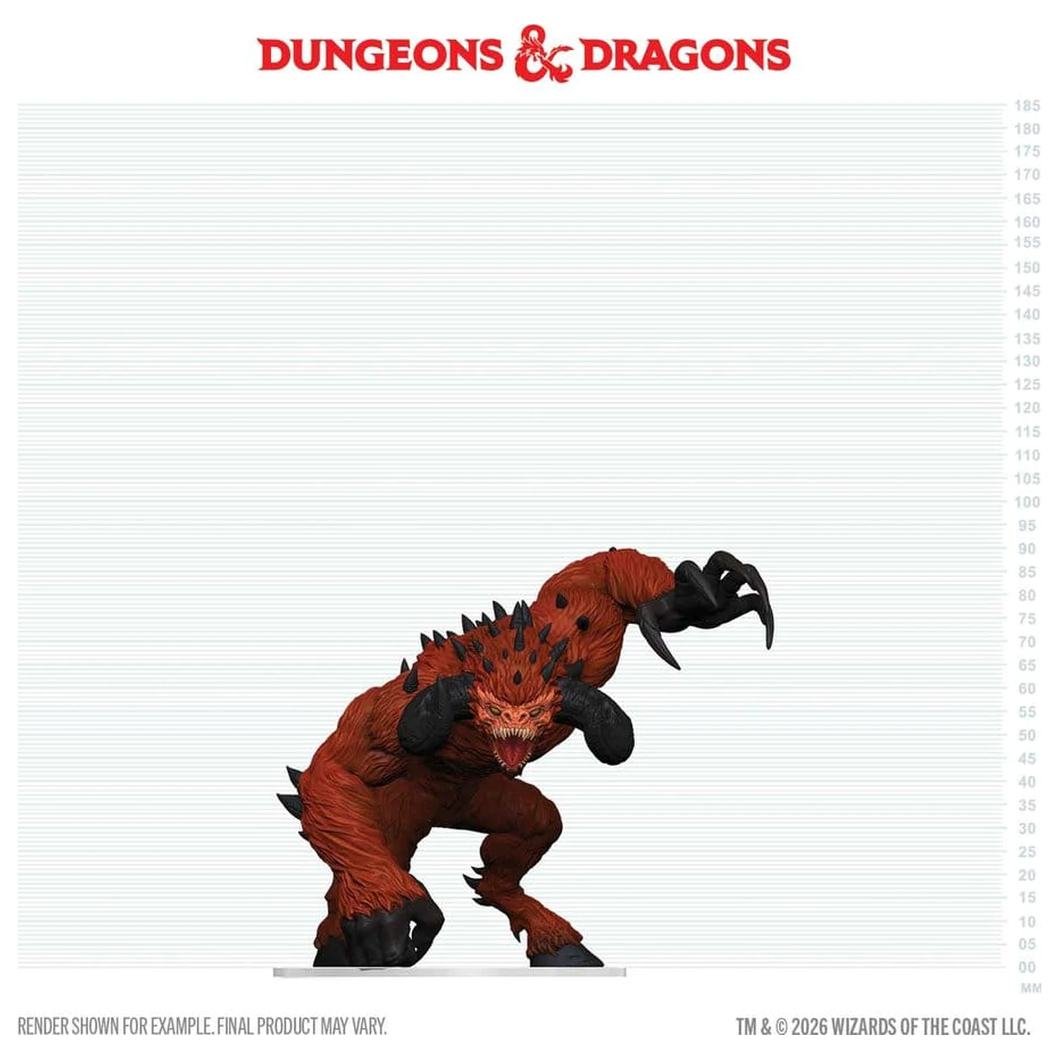 D&D Icons of the Realms Boxed prepainted Miniatures Goristro 15 cm zdjęcie produktu