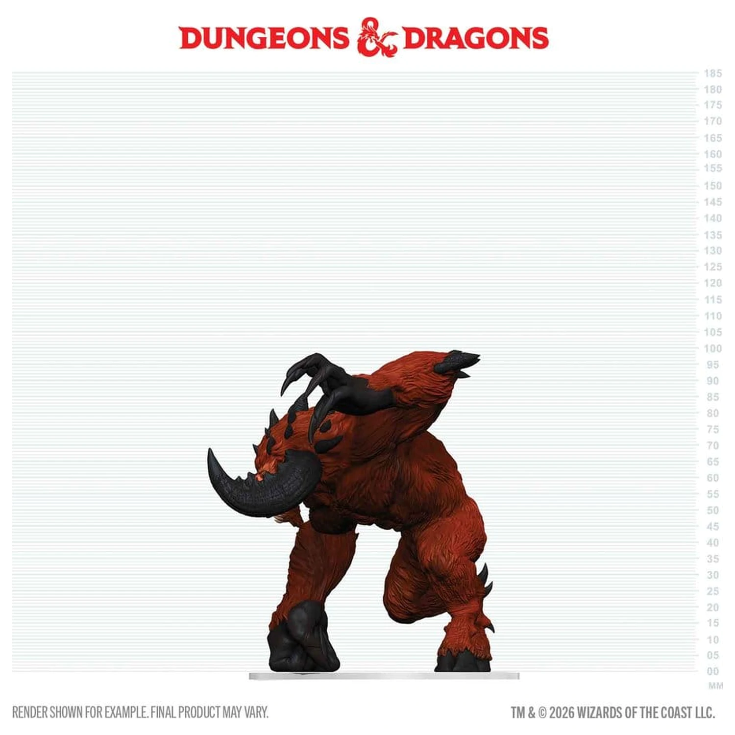 D&D Icons of the Realms Boxed prepainted Miniatures Goristro 15 cm zdjęcie produktu