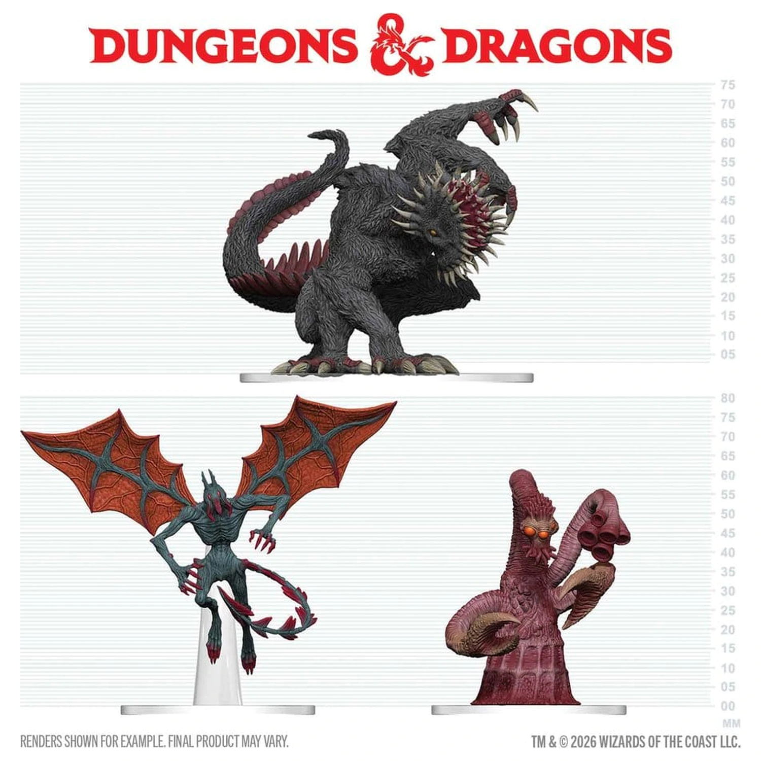 D&D Icons of the Realms Boxed prepainted Miniatures Maddening Monsters of Ravenloft zdjęcie produktu