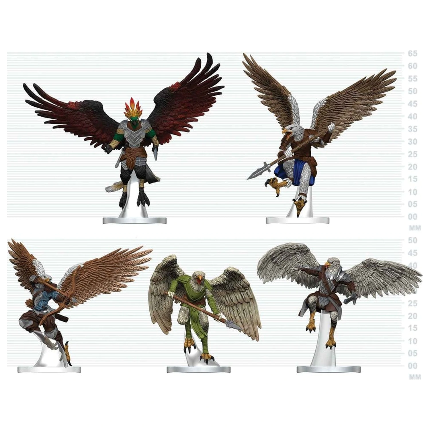 D&D Icons of the Realms Mini Figurki Aarakocra Flock 20 cm zdjęcie produktu