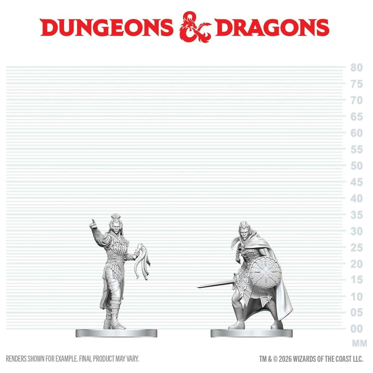 D&D Nolzur's Marvelous Miniatures mini figurki Drow Elite Warrior & Drow Priestess of Lolth zdjęcie produktu