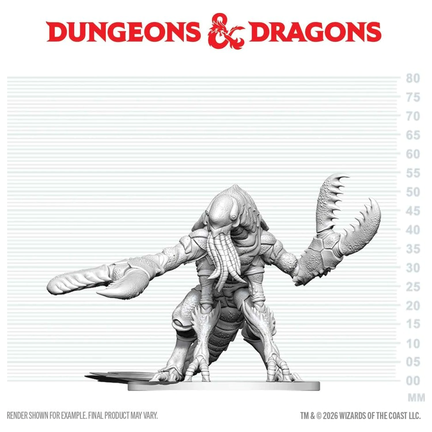 D&D Nolzur's Marvelous Miniatures Mini Figurka Chuul zdjęcie produktu