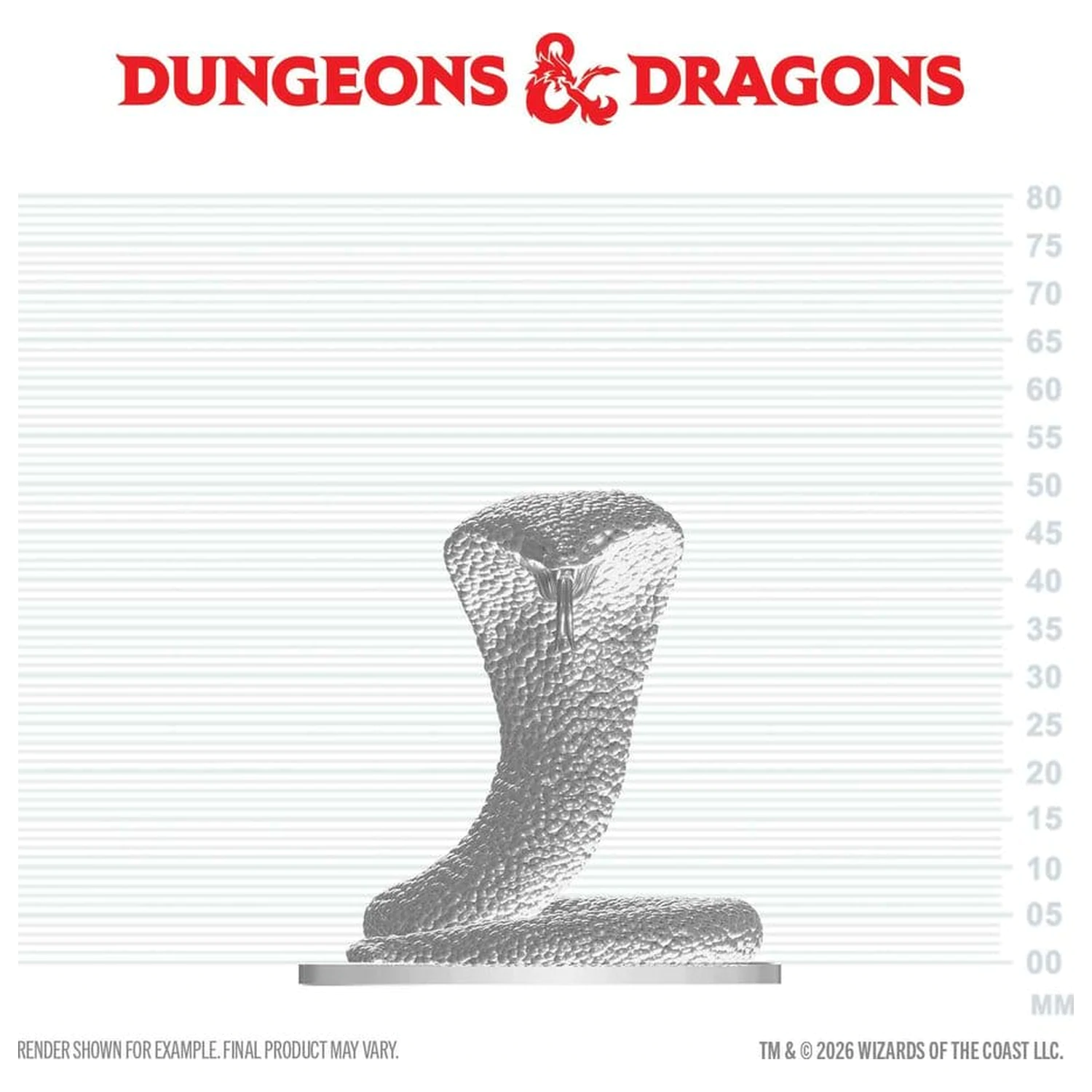 D&D Nolzur's Marvelous Miniatures Mini Figurka Polar Serpent zdjęcie produktu