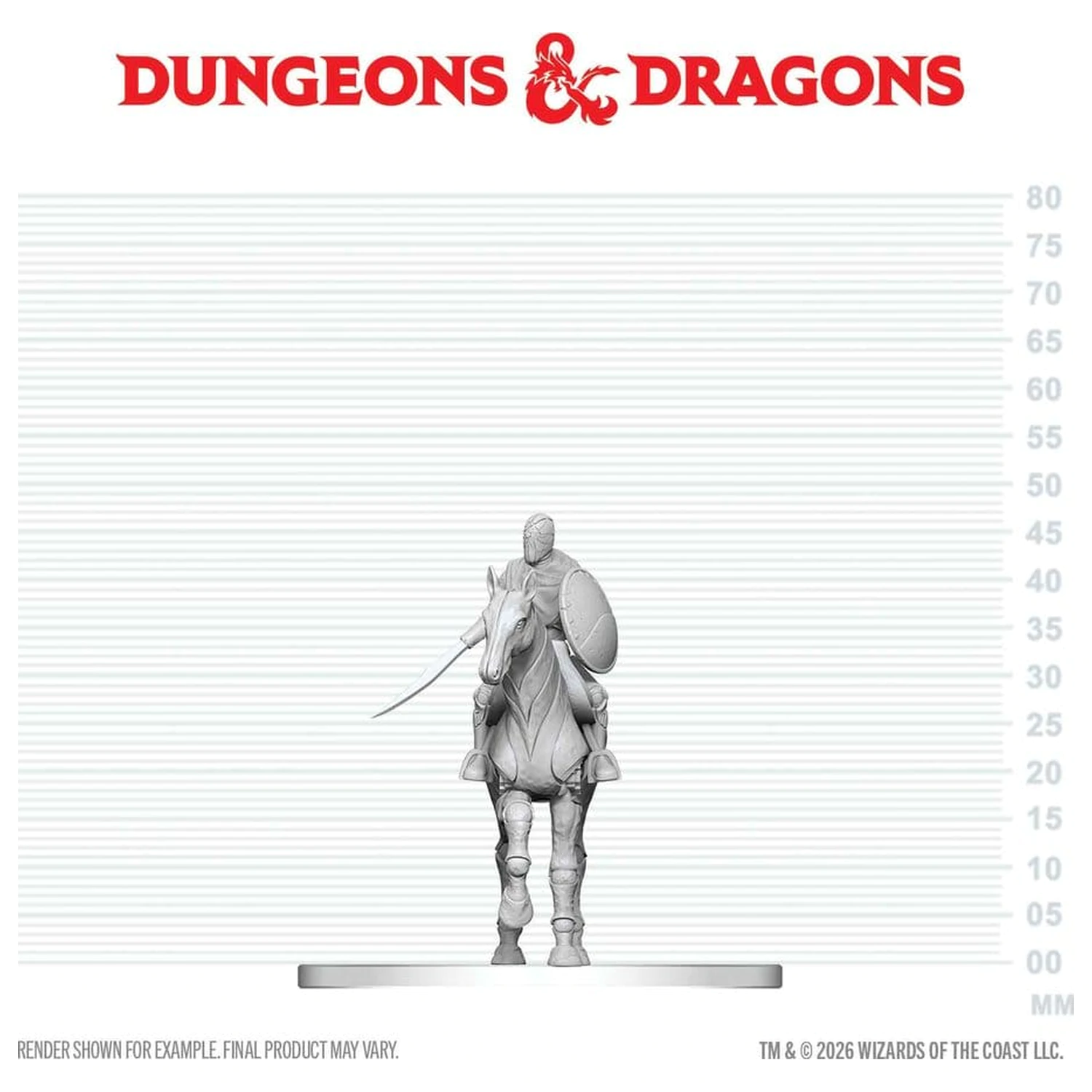 D&D Nolzur's Marvelous Miniatures Mini Figurki Nimblewright Steed with Rider zdjęcie produktu