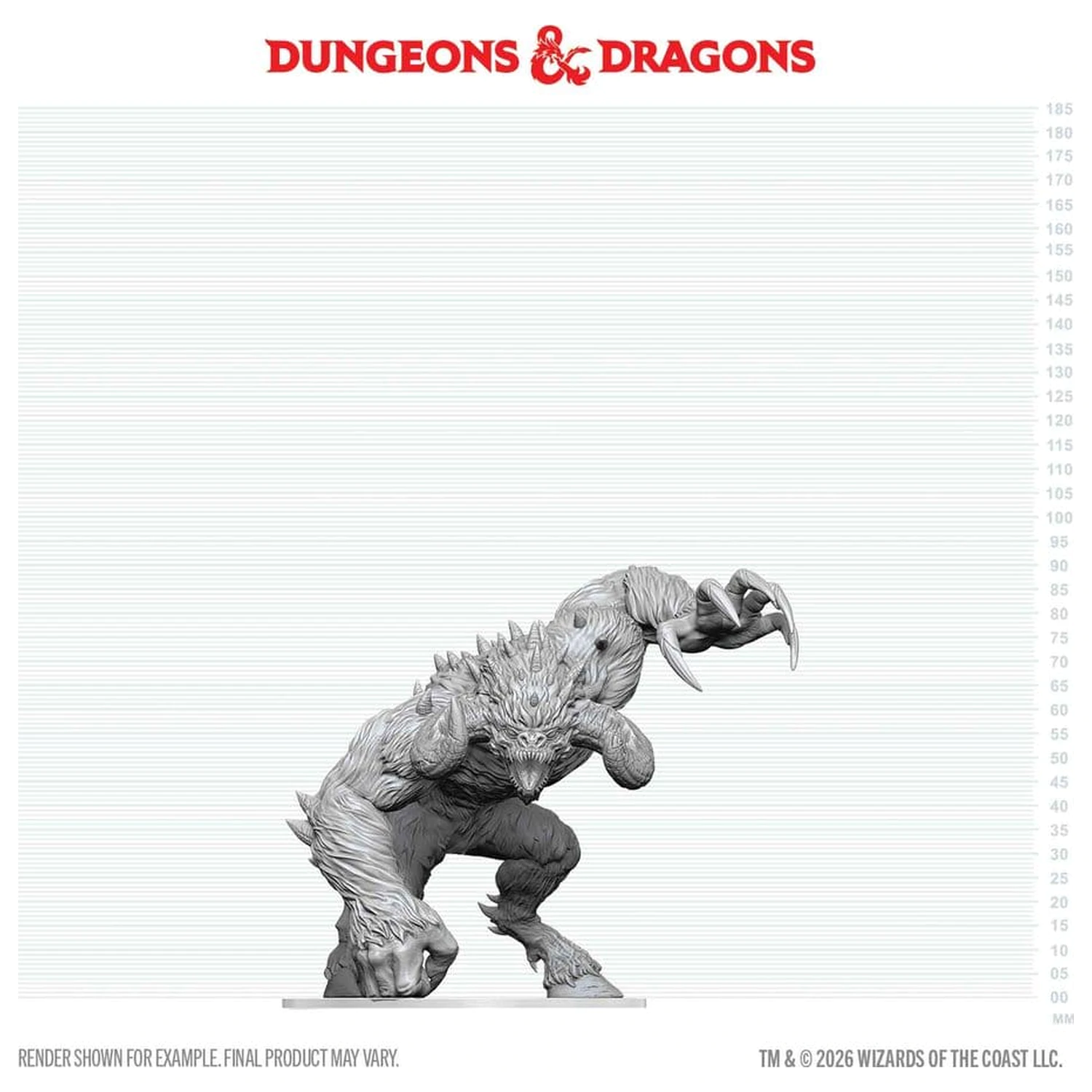 D&D Nolzur's Marvelous Miniatures Unpainted Boxed Miniatura Goristro 15 cm zdjęcie produktu
